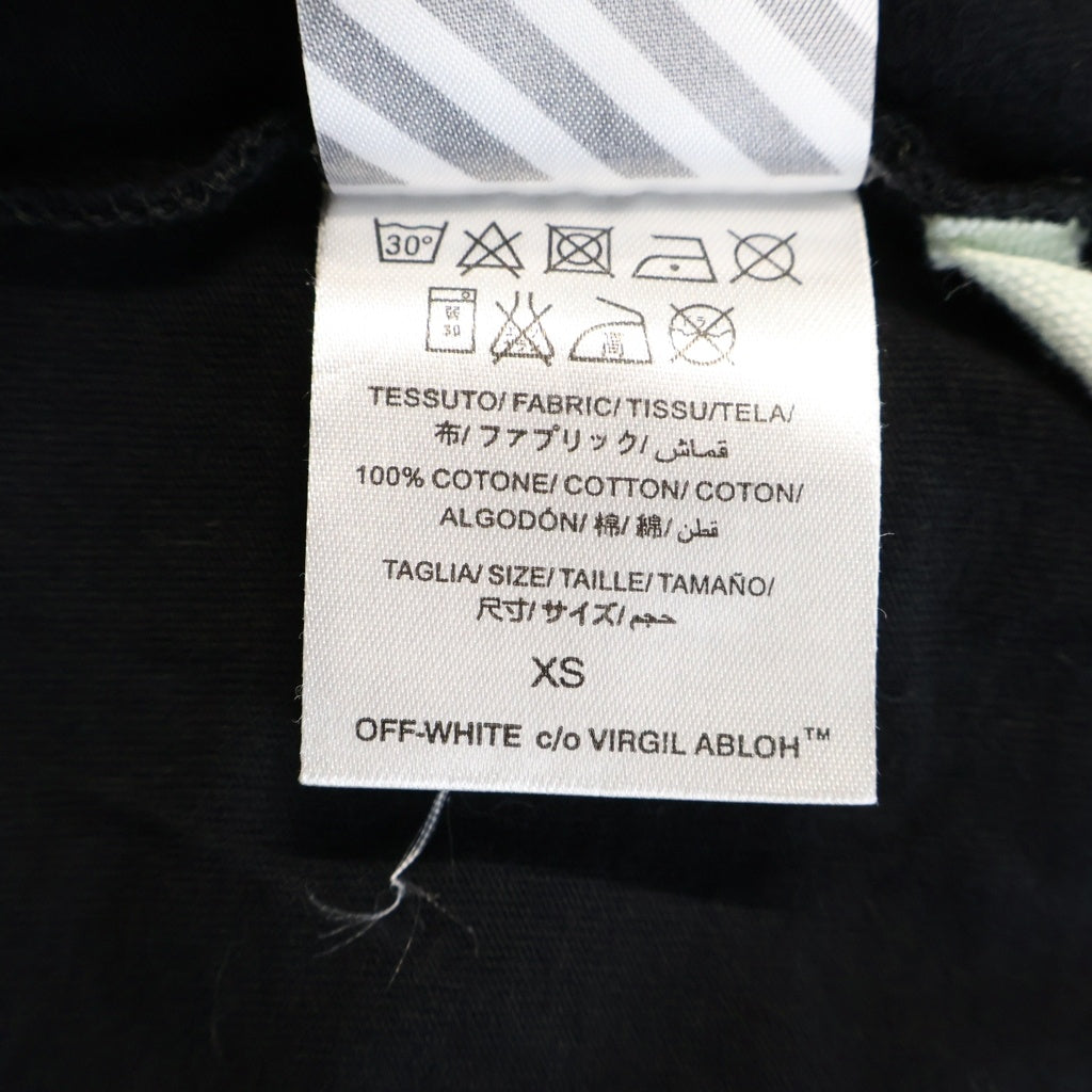 OFF-WHITE(オフホワイト) 17SS Spray T-Shirt スプレーロゴ 半袖Tシャツ ブラック