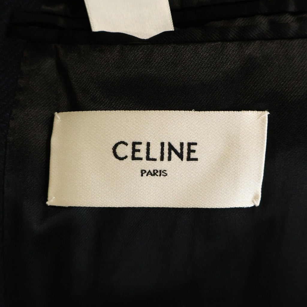 CELINE(セリーヌ) ダブルブレストチェスターコート 2M072859C ネイビー