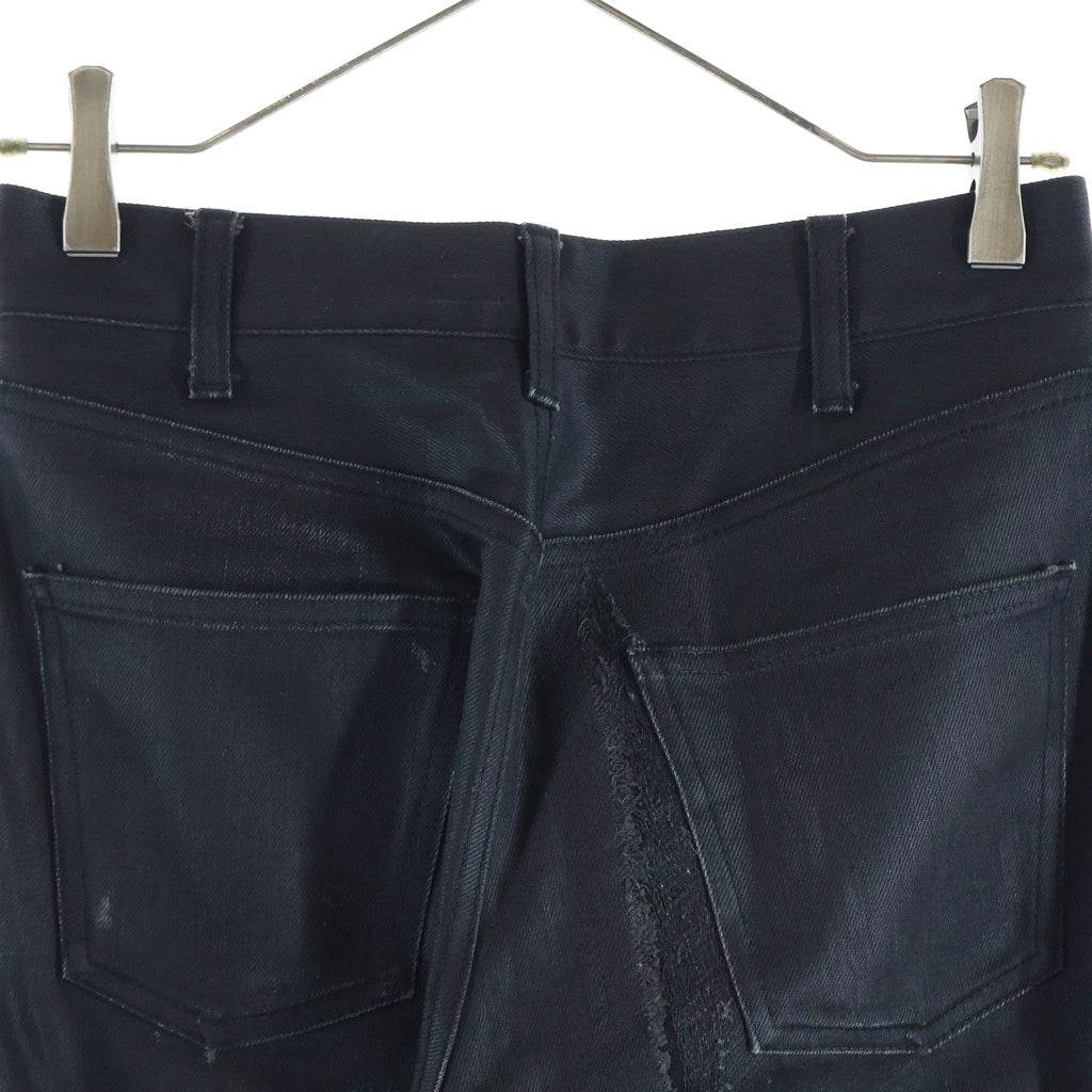 CELINE(セリーヌ) コーティング デニムストレートパンツ 21ZZ7786D ブラック
