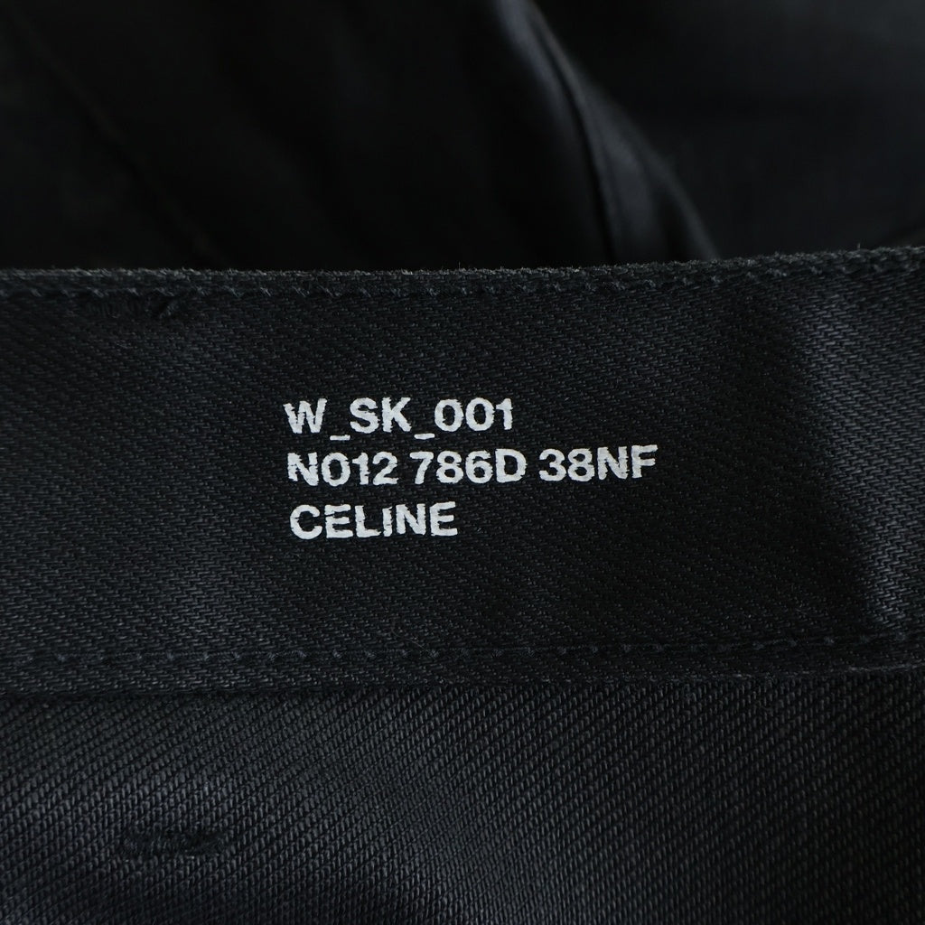 CELINE(セリーヌ) コーティング デニムストレートパンツ 21ZZ7786D ブラック