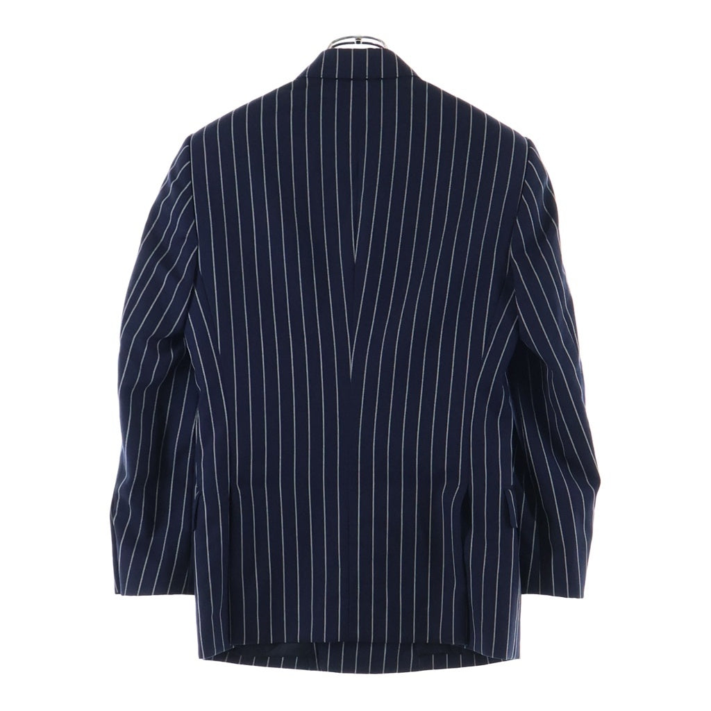 CELINE(セリーヌ) ストライプダブルジャケット ネイビー 25ZZ9964C