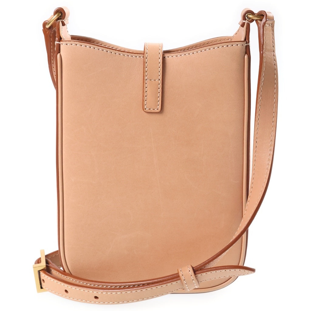 SAINT LAURENT PARIS(サンローランパリ) Le 5 A 7 カサンドラ レザーショルダーバッグ ベージュ 735214 レディース