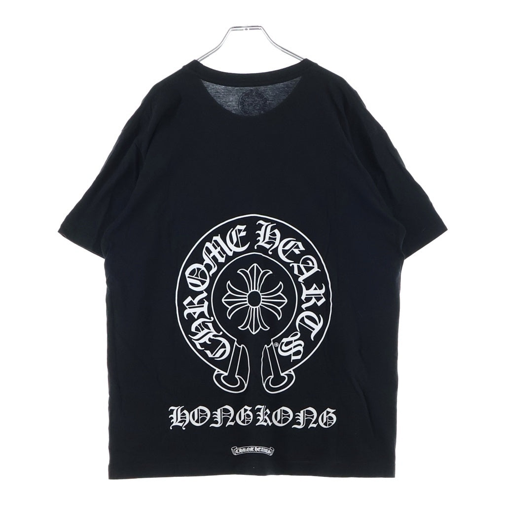 CHROME HEARTS(クロムハーツ) CH T-SHIRT LTD HONGKONG 香港限定 ホースシュープリント 半袖Tシャツ ブラック