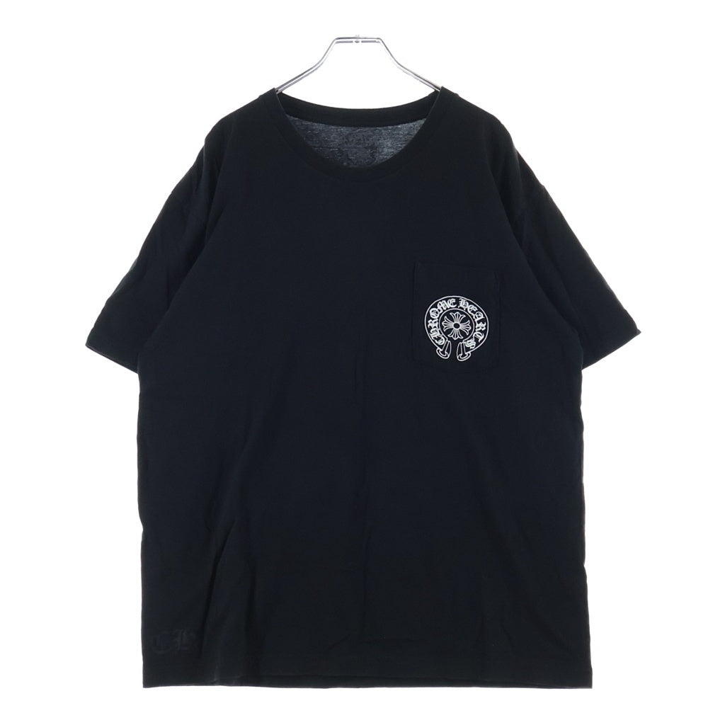 CHROME HEARTS(クロムハーツ) CH T-SHIRT LTD HONGKONG 香港限定 ホースシュープリント 半袖Tシャツ ブラック