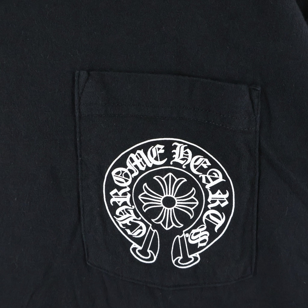 CHROME HEARTS(クロムハーツ) CH T-SHIRT LTD HONGKONG 香港限定 ホースシュープリント 半袖Tシャツ ブラック