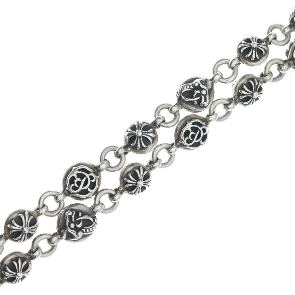 CHROME HEARTS(クロムハーツ) NO2 MULTIBALL LONG-T 2クリップロング#2 マルチボール ウォレットチェーン シルバー