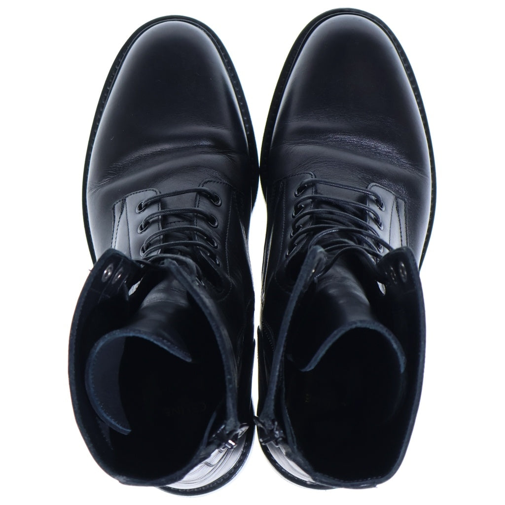 CELINE(セリーヌ) Combat Boots レンジャー コンバットブーツ レザーハイカットシューズ ブラック