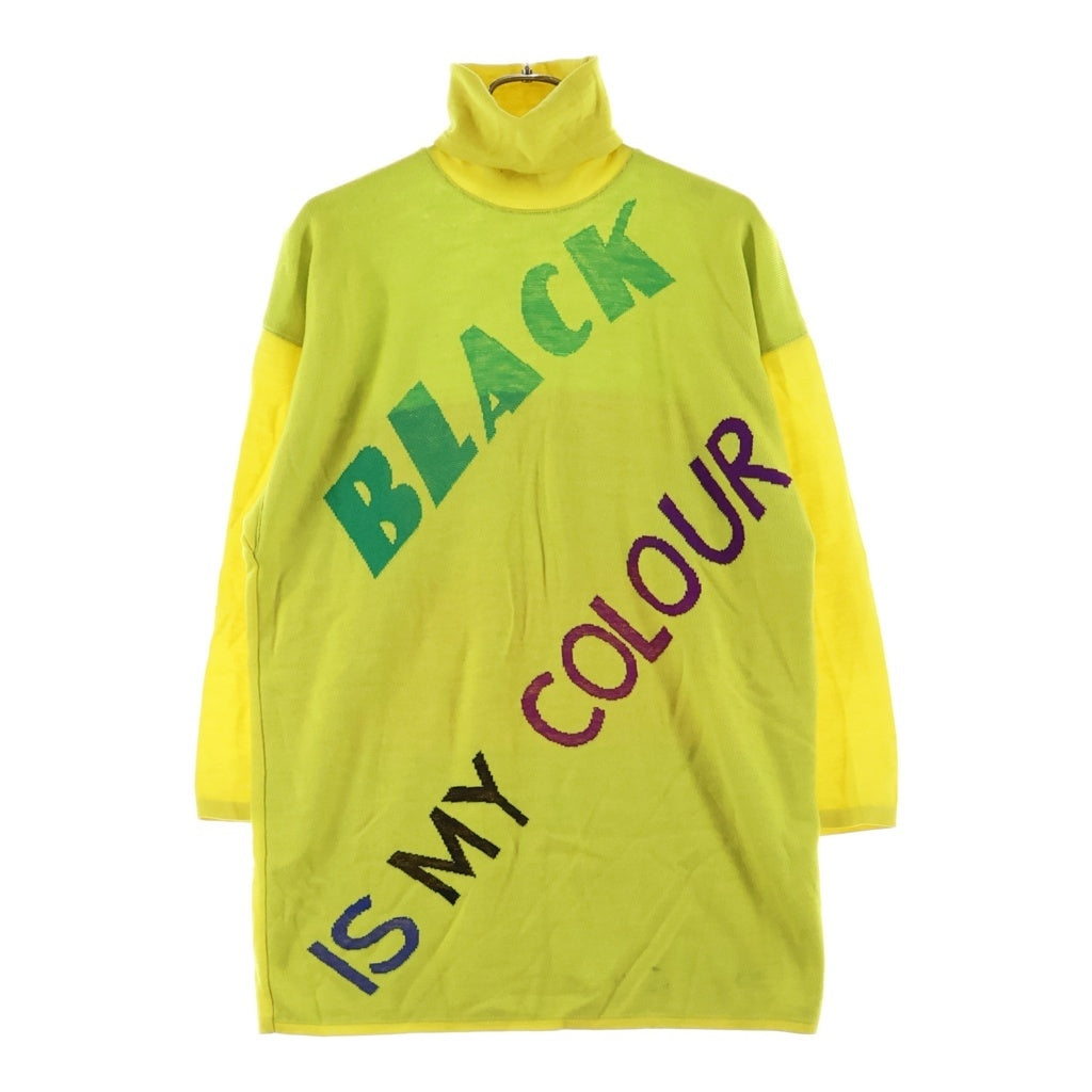 GIANNI VERSACE(ジャンニ ヴェルサーチ) 80S VINTAGE TURTLE NECK MULTI COLOR KNIT ヴィンテージ タートルネック ハイネック マルチカラー ニット