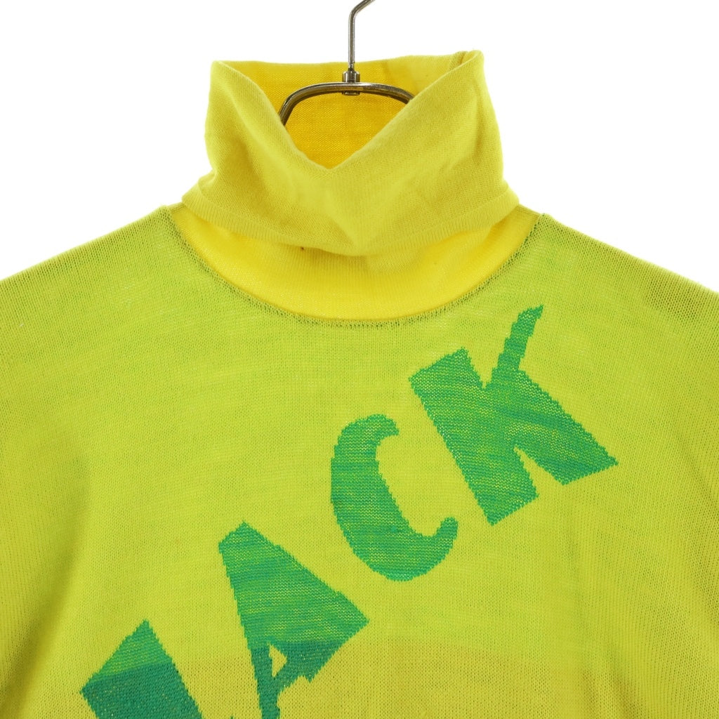 GIANNI VERSACE(ジャンニ ヴェルサーチ) 80S VINTAGE TURTLE NECK MULTI COLOR KNIT ヴィンテージ タートルネック ハイネック マルチカラー ニット