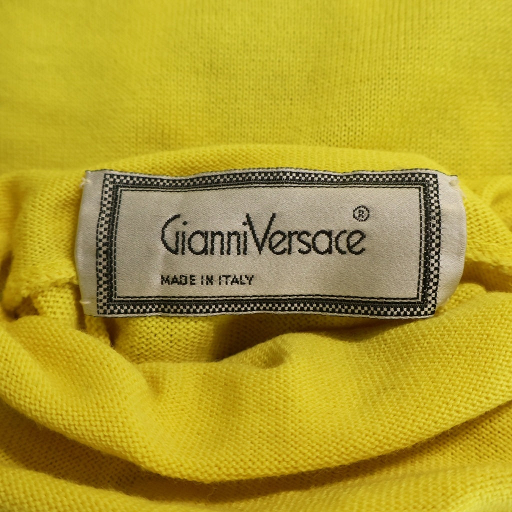 GIANNI VERSACE(ジャンニ ヴェルサーチ) 80S VINTAGE TURTLE NECK MULTI COLOR KNIT ヴィンテージ タートルネック ハイネック マルチカラー ニット