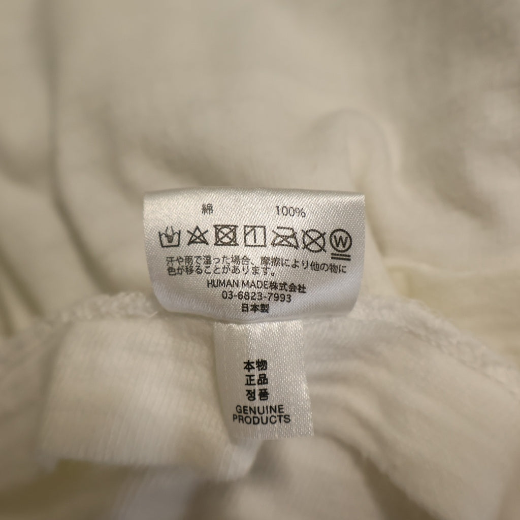 HUMAN MADE(ヒューマンメイド) 24SS LIMITED FUKUOKA HAWK PRINT COTTON POCKET TEE 福岡限定 鷲プリント 半袖コットンTシャツ カットソー ホワイト