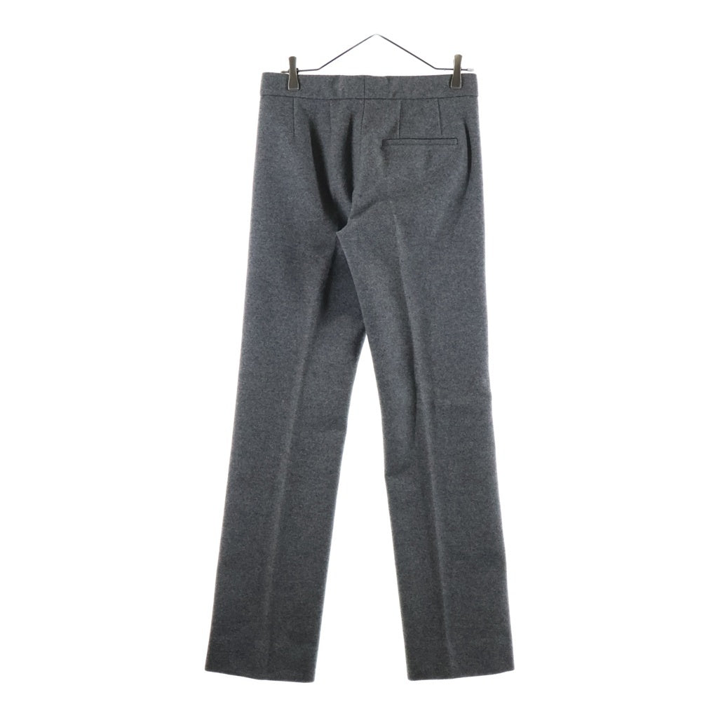 Alexander McQueen(アレキサンダーマックイーン) 06 EMBROIDERY SIDE LINE WOOL SLACKS PANTS 刺繍 サイドライン ウールスラックスパンツ グレー