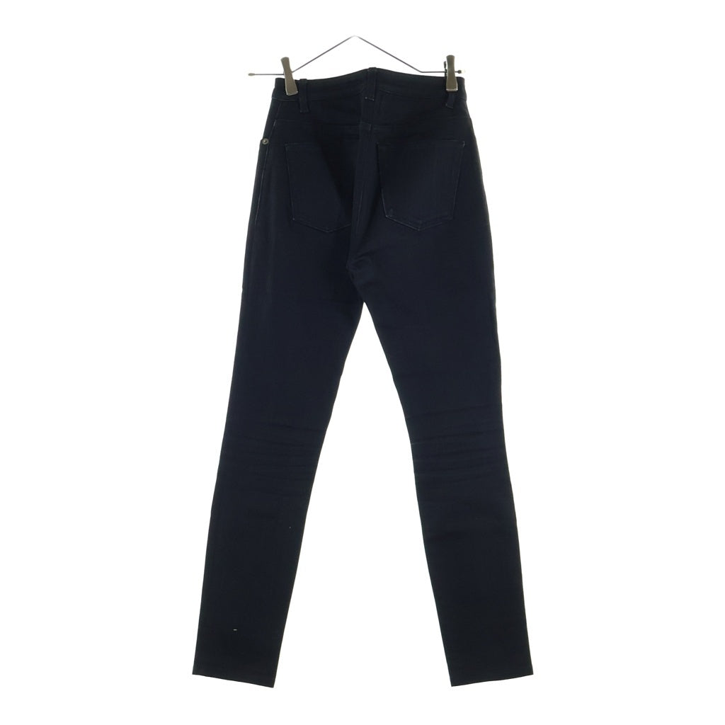 SAINT LAURENT PARIS(サンローランパリ) Hedi期 ジップフライ コーティングスキニージーンズ デニム ブラック D04 W/SK-MW