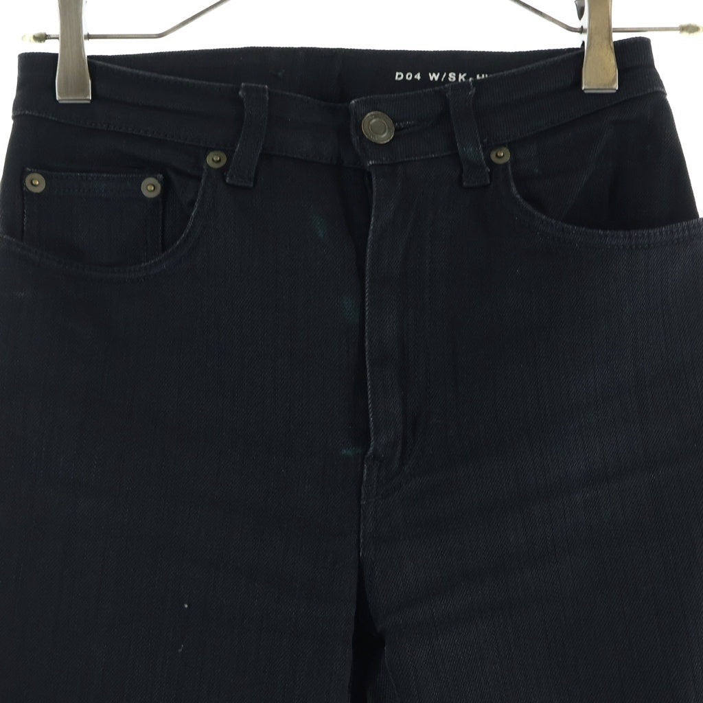 SAINT LAURENT PARIS(サンローランパリ) Hedi期 ジップフライ コーティングスキニージーンズ デニム ブラック D04 W/SK-MW