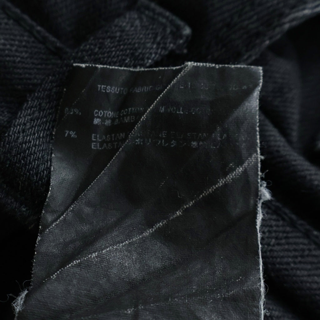 SAINT LAURENT PARIS(サンローランパリ) Hedi期 ジップフライ コーティングスキニージーンズ デニム ブラック D04 W/SK-MW