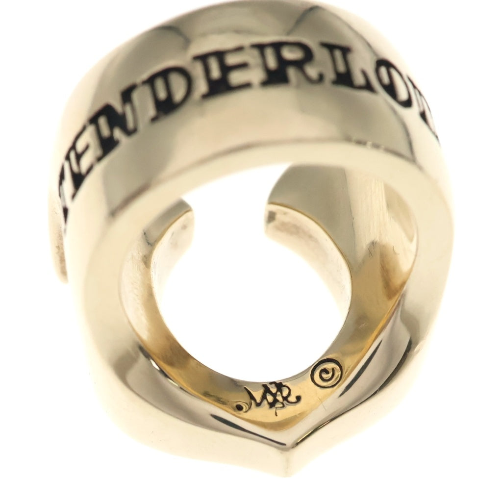TENDERLOIN(テンダーロイン) T-H.SRING GOLD/STONE 8K ダイヤ ホースシューリング 指輪 8号 ゴールド