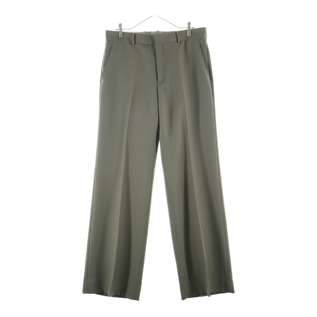 miumiu(ミュウミュウ) 00S ARCHIVE POLYESTER SLACKS PANTS アーカイブ ポリエステル スラックスパンツ カーキ
