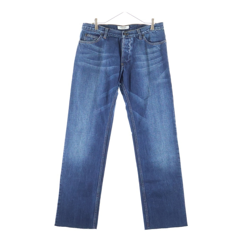 Yves Saint Laurent rive gauche(イヴサンローランリヴゴーシュ) 04SS TOM FORD FLARE DENIM PANTS トム・フォード期 カサンドラロゴ フレアデニムパンツ インディゴ