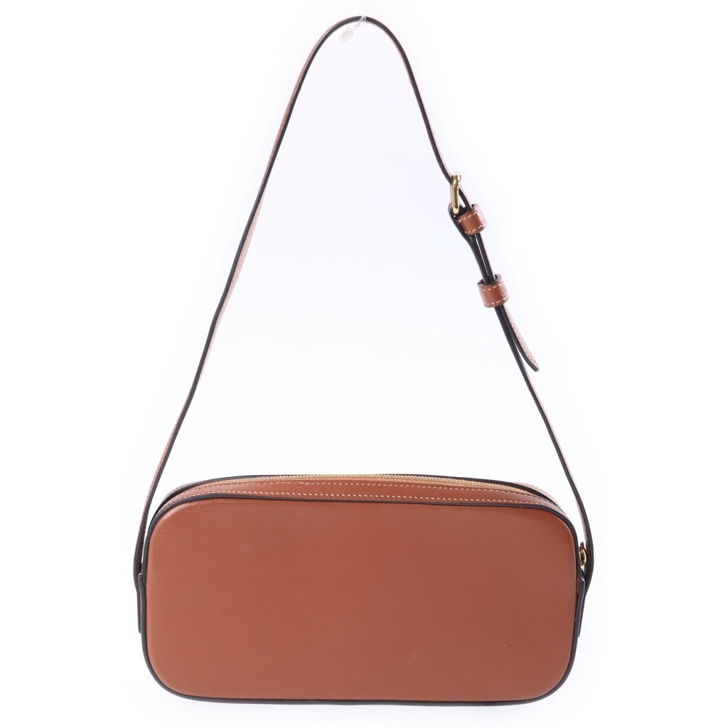 CELINE(セリーヌ) Cuir Triomphe Camera Bag キュイル トリオンフ レザーカメラバッグ ショルダーバッグ ブラウン 10J583DR8 レディース