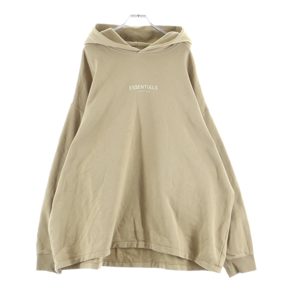 FEAR OF GOD(フィアオブゴッド) HOODIE フェルトロゴ プルオーバースウェットパーカー フーディー ベージュ
