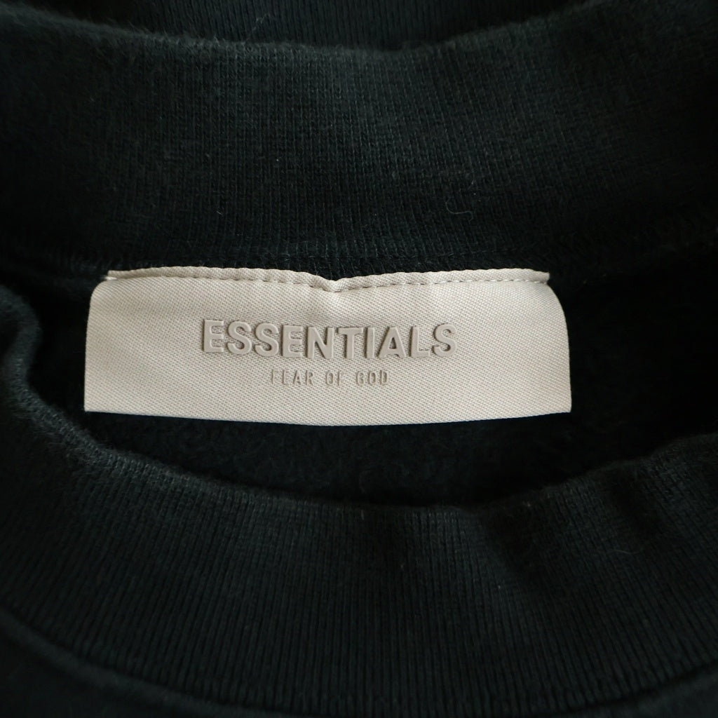 FEAR OF GOD(フィアオブゴッド) SWEATSHIRT フェルトロゴ クルーネックスウェットトレーナー ブラック