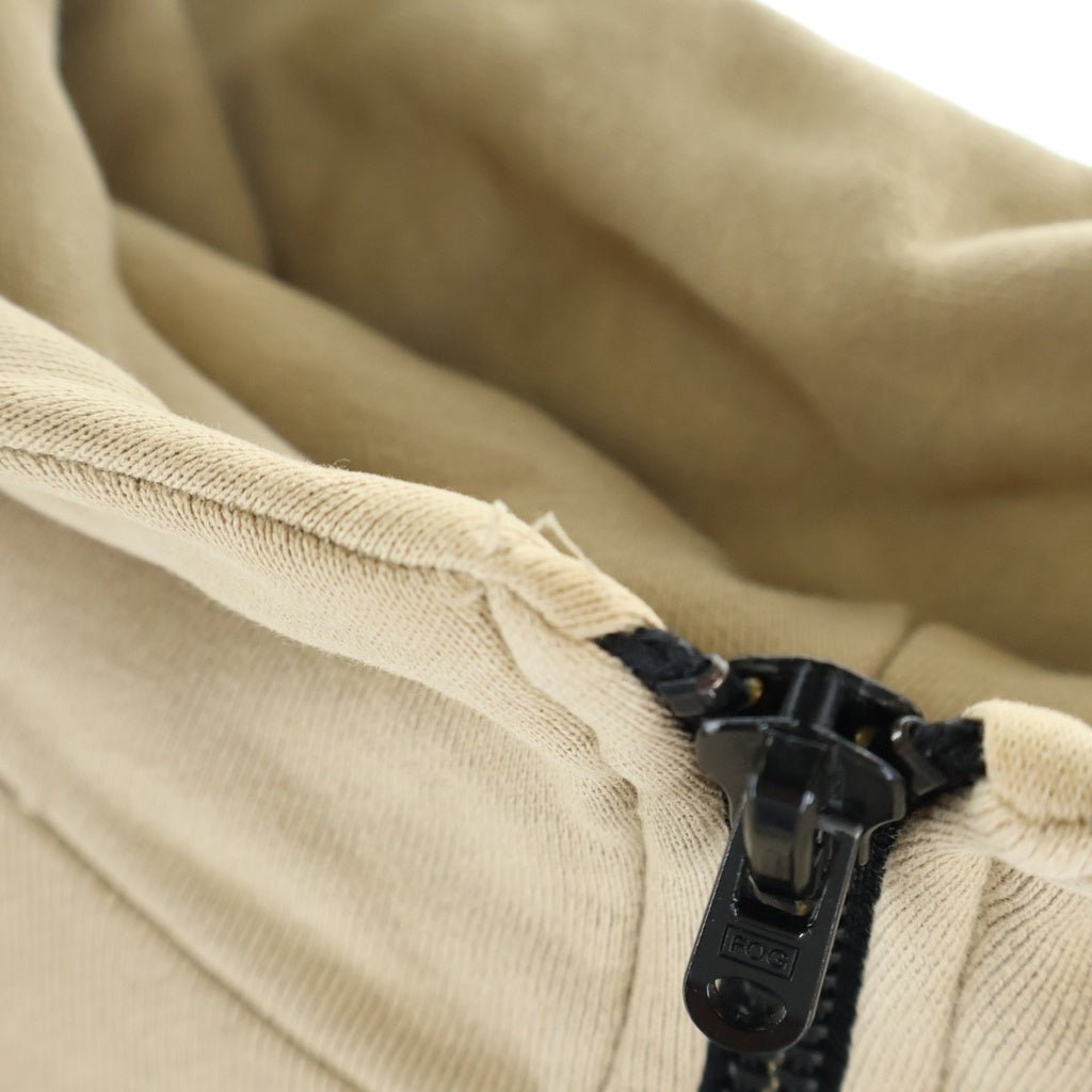 FEAR OF GOD(フィアオブゴッド) HALF ZIP HOODIE ハーフジップ スウェットパーカー フーディー ベージュ