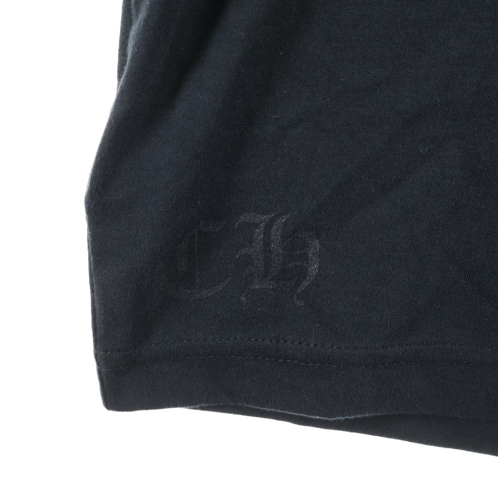 CHROME HEARTS(クロムハーツ) Neck Logo Tee ネックロゴ 半袖Tシャツ カットソー ブラック