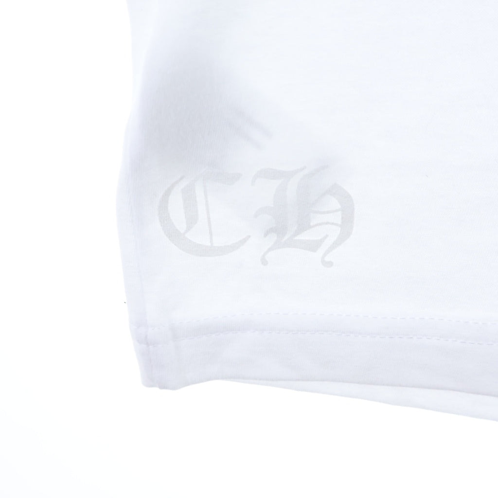CHROME HEARTS(クロムハーツ) Back CH PLS Tee バック ホースシューCH 半袖Tシャツ カットソー ホワイト