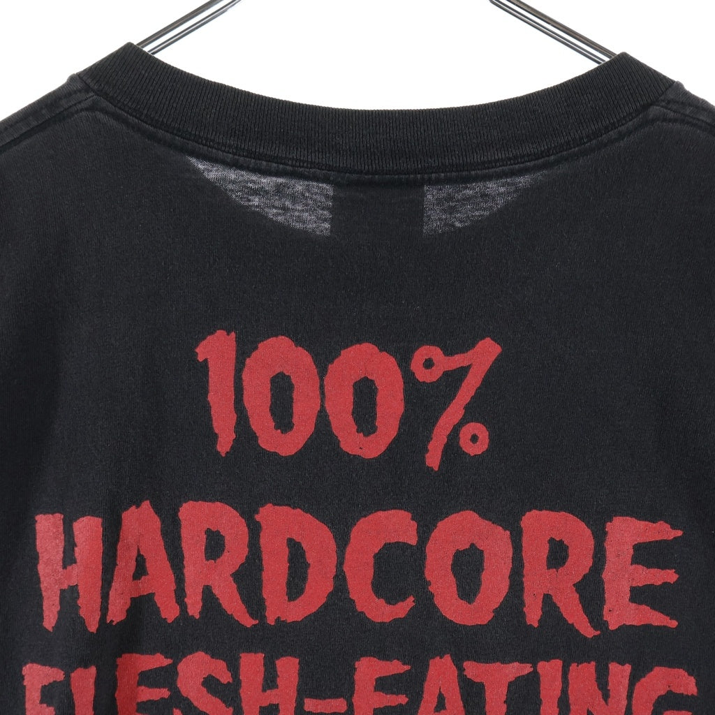 VINTAGE(ヴィンテージ) 90s ROB ZOMBIE 100% HARD CORE TEE ロブゾンビ バンド 半袖Tシャツ カットソー ブラック