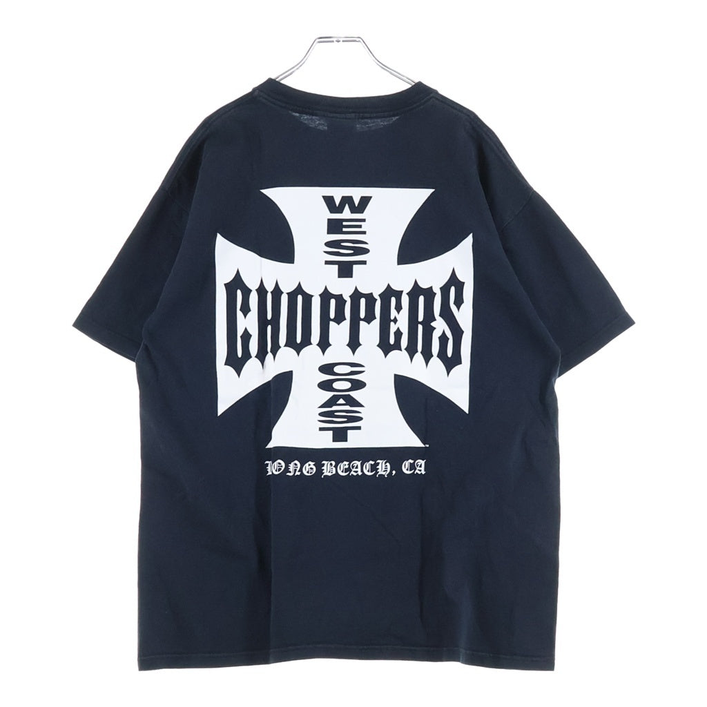 VINTAGE(ヴィンテージ) 90-00s West Coast Choppers Tee ウエストコーストチョッパーズ アイアンクロス 半袖Tシャツ カットソー ブラック