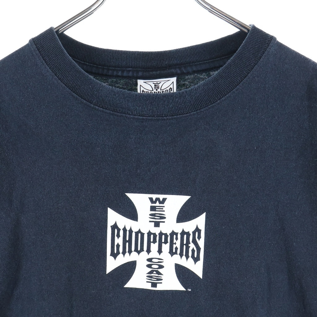 VINTAGE(ヴィンテージ) 90-00s West Coast Choppers Tee ウエストコーストチョッパーズ アイアンクロス 半袖Tシャツ カットソー ブラック