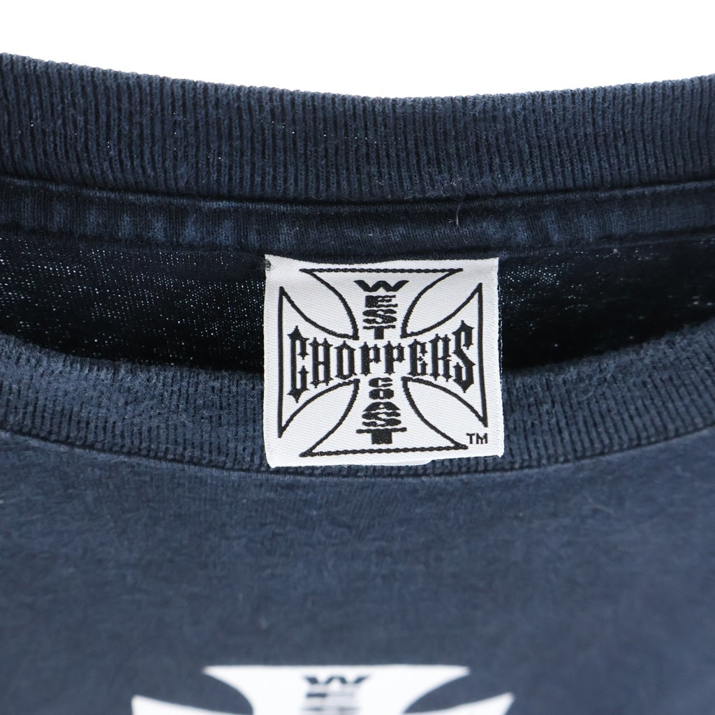 VINTAGE(ヴィンテージ) 90-00s West Coast Choppers Tee ウエストコーストチョッパーズ アイアンクロス 半袖Tシャツ カットソー ブラック