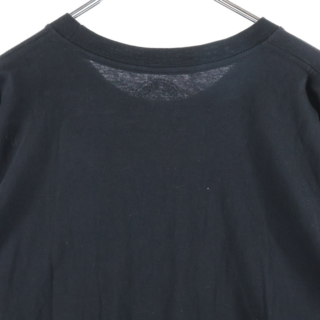 CHROME HEARTS(クロムハーツ) Neck Logo T-Shirt ネックロゴ 半袖Tシャツ カットソー ブラック/ブルー