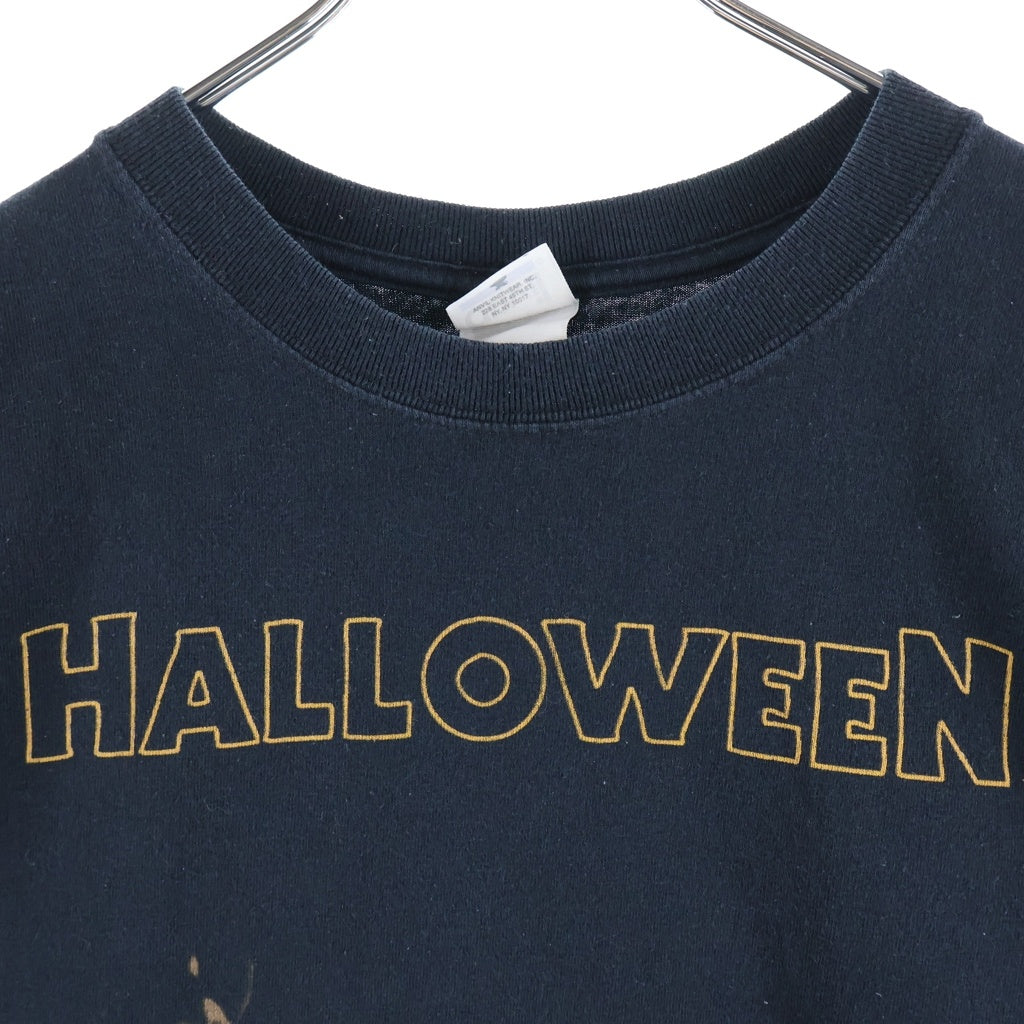 VINTAGE(ヴィンテージ) 00S VINTAGE HALLOWEEN MICHEAL MYERS ハロウィーン マイケル・マイヤー 両面プリント 映画 クルーネック半袖ムービーTシャツ カットソー ブラック