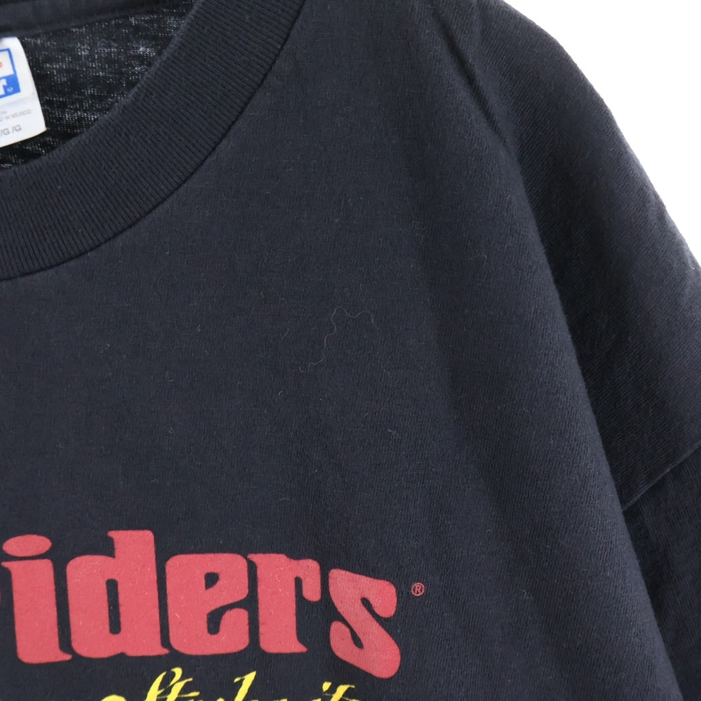 VINTAGE(ヴィンテージ) 1997 EASYRIDERS CHOP & STROKE IT イージーライダース 両面プリント クルーネック半袖Tシャツ カットソー ブラック