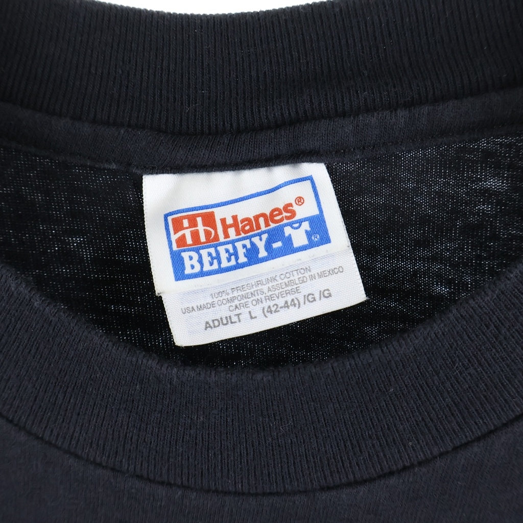 VINTAGE(ヴィンテージ) 1997 EASYRIDERS CHOP & STROKE IT イージーライダース 両面プリント クルーネック半袖Tシャツ カットソー ブラック