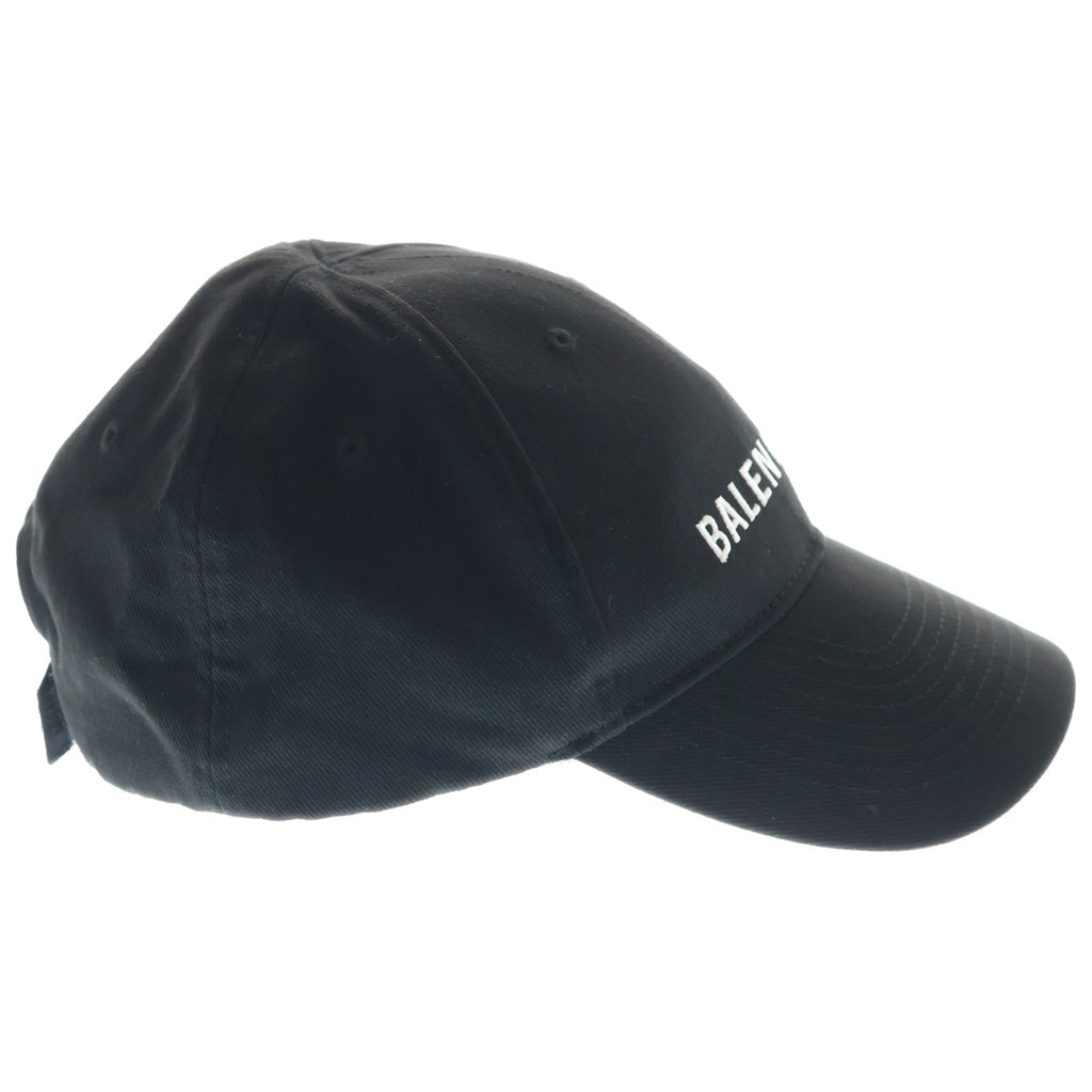 BALENCIAGA(バレンシアガ) 17AW Cap ロゴ刺繍 キャップ 帽子 ブラック