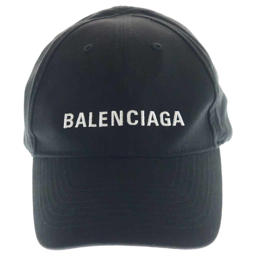 BALENCIAGA(バレンシアガ) 17AW Cap ロゴ刺繍 キャップ 帽子 ブラック