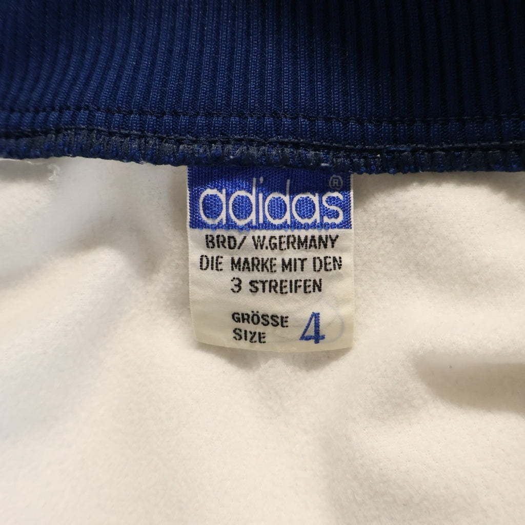 adidas(アディダス) 70S VINTAGE 西ドイツ製 デサント サイドライントラックジャケット トラックパンツ セットアップ ホワイト/ブルー C- OS-3011