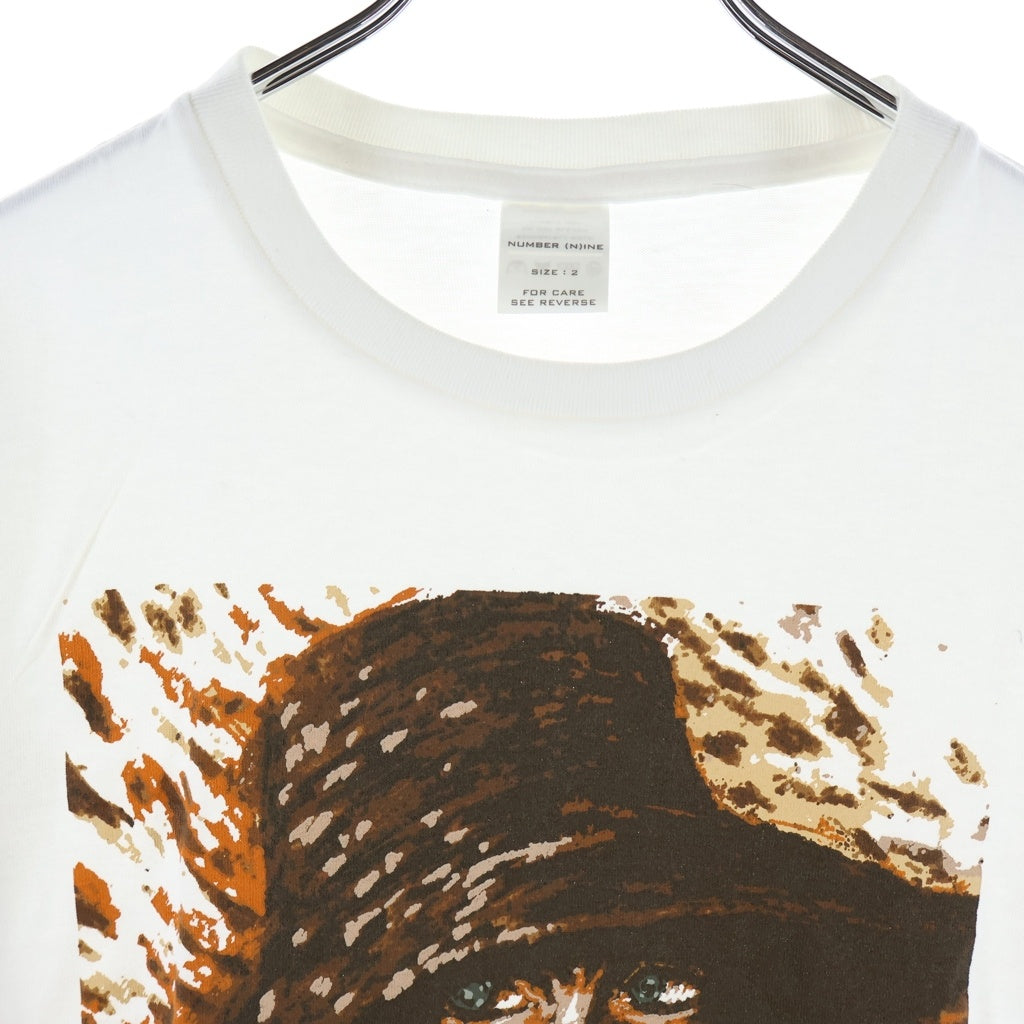 NUMBER (N)INE(ナンバーナイン) 02AW Archive ジョージ期 ゴッホ プリント 半袖Tシャツ カットソー ホワイト