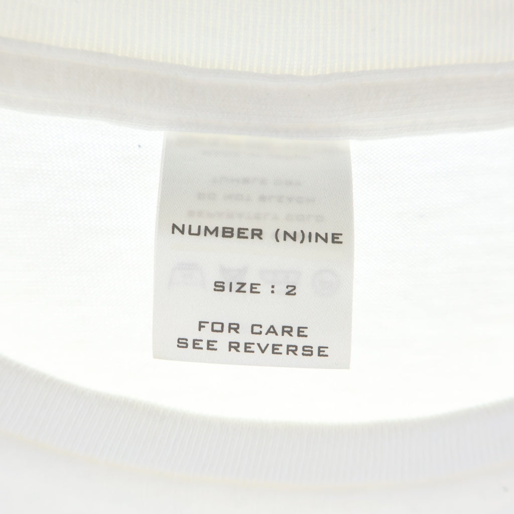 NUMBER (N)INE(ナンバーナイン) 02AW Archive ジョージ期 ゴッホ プリント 半袖Tシャツ カットソー ホワイト