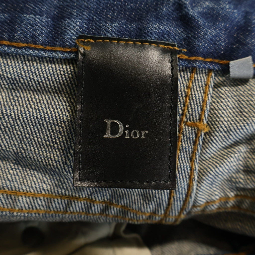 Dior HOMME(ディオールオム) 00s Archive エディ期 Claw Mark Denim Pants 爪痕 デニム パンツ インディゴ