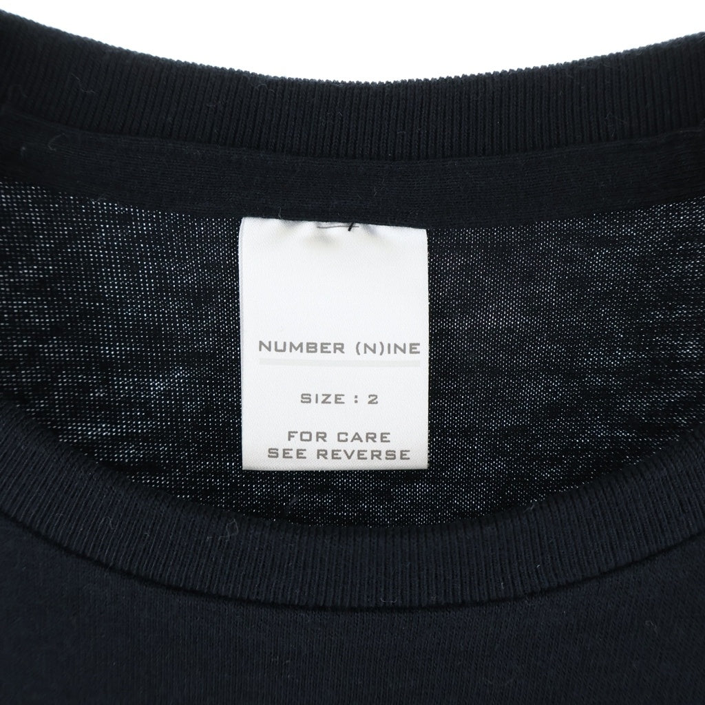 NUMBER (N)INE(ナンバーナイン) 03SS Archive カート期 Smile スマイル 半袖Tシャツ カットソー ブラック