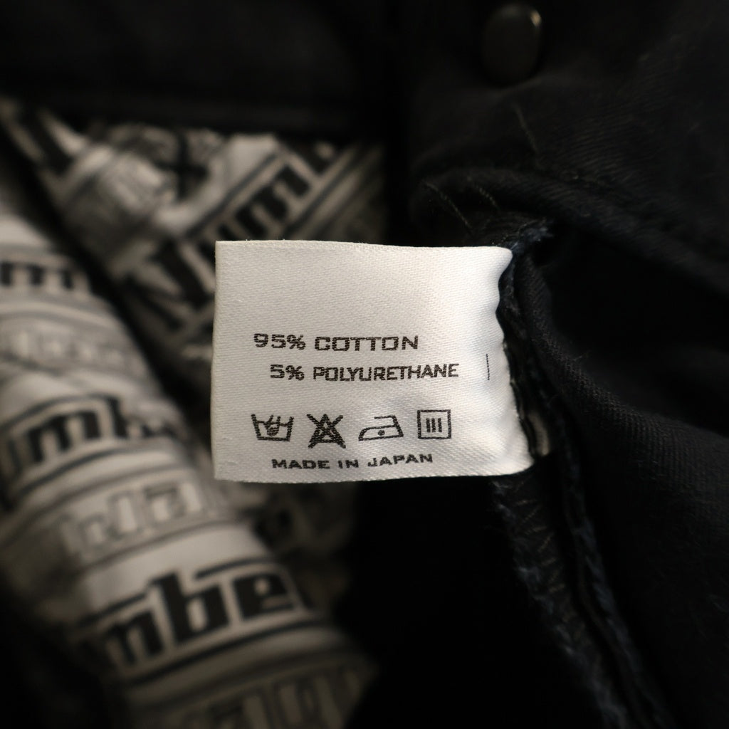 NUMBER (N)INE(ナンバーナイン) 00s Archive 本人期 Zip Design Pants ハート涙パッチ ジップデザイン デニム パンツ ブラック