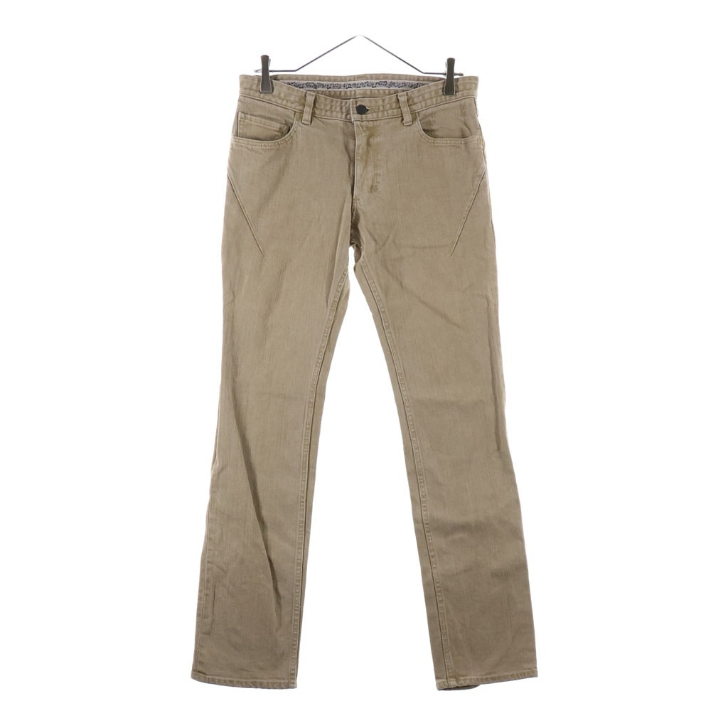 n(n) by NUMBER (N)INE(エヌエヌバイナンバーナイン) 07SS Archive BOUT A BOY期 Straight Pants ハート涙パッチ ストレート パンツ ベージュ
