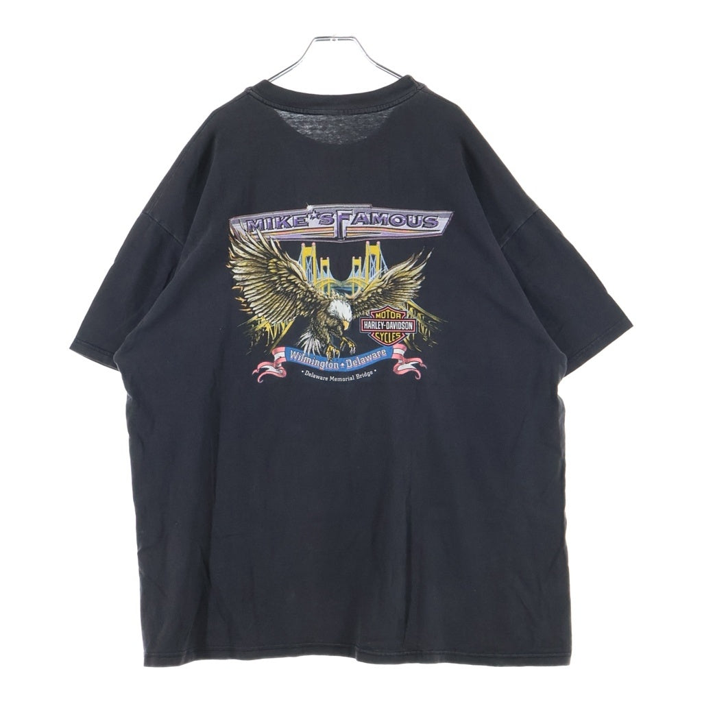 VINTAGE(ヴィンテージ) 90S Harley-Davidson Flame T-Shirt ハーレーダビッドソン フレイムロゴ 半袖Tシャツ グレー