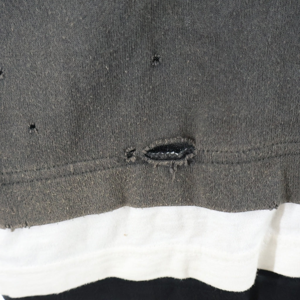MAISON MIHARAYASUHIRO(メゾンミハラヤスヒロ) Triple Layered T-Shirt トリプルレイヤード 半袖Tシャツ グレー A15TS641