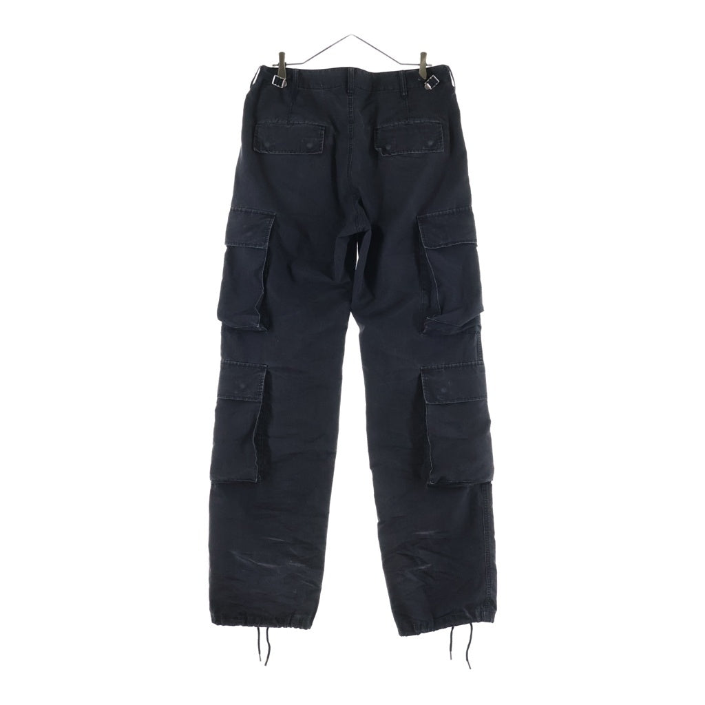 TAKAHIROMIYASHITA The SoloIst.(タカヒロミヤシタザソロイスト) 25AW B.D.U PANTS マルチポケット ドローコード カーゴパンツ ブラック 0016AW25
