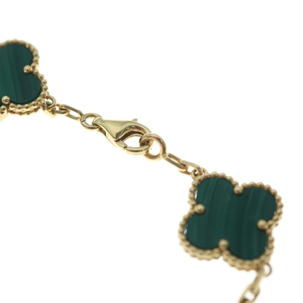 Van Cleef & Arpels(ヴァンクリーフアンドアーペル) 18KYG Vintage Alhambra Bracelet Malachite ヴィンテージアルハンブラ マラカイト ブレスレット イエローゴールド VCARL80900 レディース