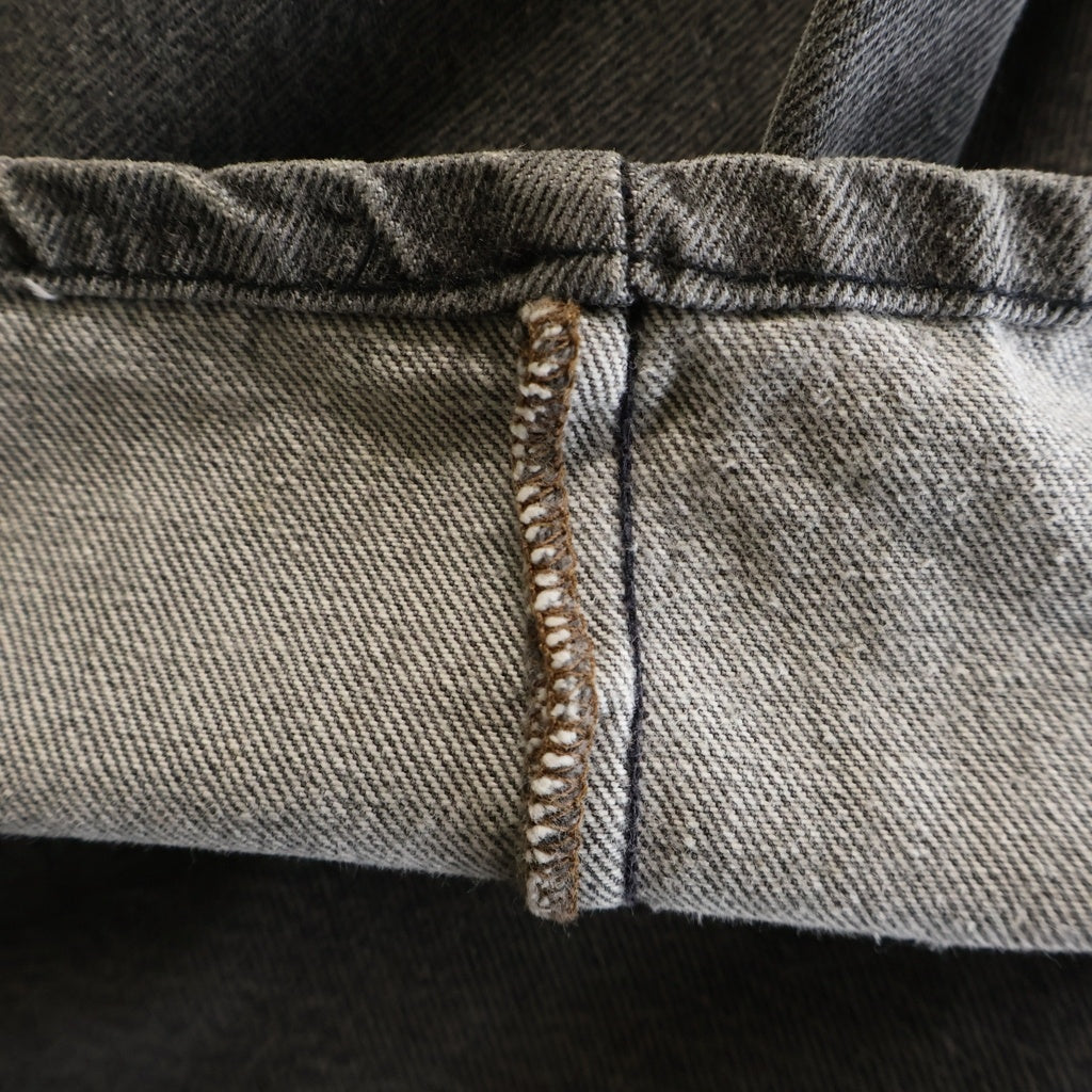 Levi's(リーバイス) 90S VINTAGE 501 ボタンフライ デニムパンツ グレー ボタン裏653 501-0658